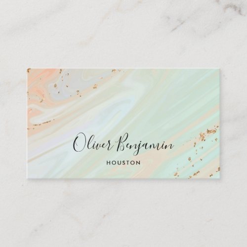 opal stone business card