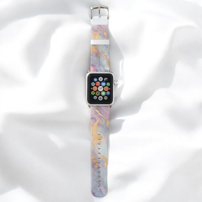 Opal Stone Colorful Texture  Apple Watch Band (Creator Uploaded)