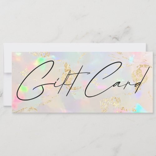 opal stone  gift certificate