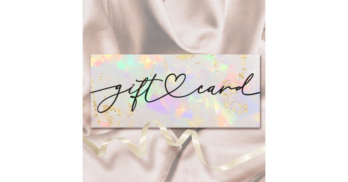 opal stone gift certificate Zazzle opal stone gift certificate Zazzle