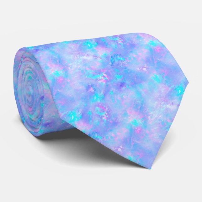 opal stone neck tie (Rolled)
