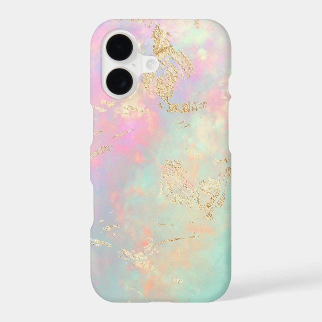 opal stone photo iPhone case (Back)
