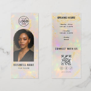 Opal Stone Photo QR Code Brochure