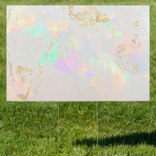 opal stone photo sign