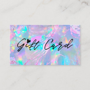 opal texture background gift certificate