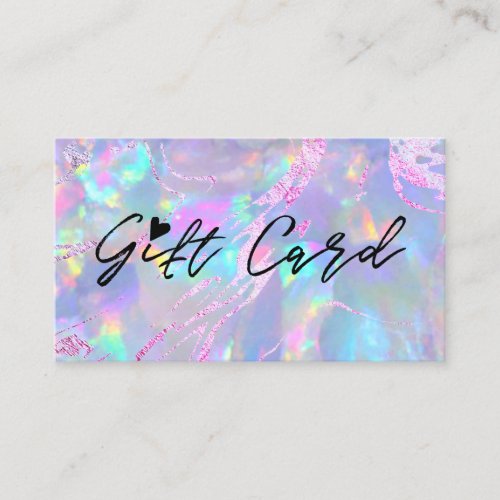opal texture background gift certificate