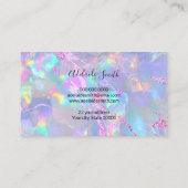 opal texture photo appointment card (Back)