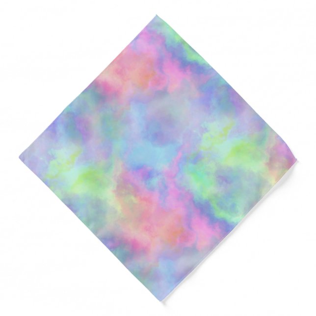 opal watercolor splash : bandana (Front)