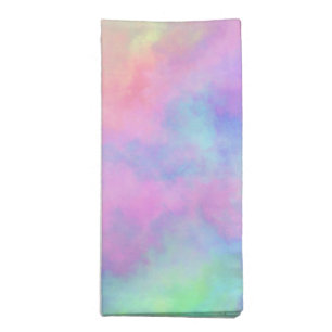 opal watercolor splash : cloth napkin