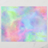 opal watercolor splash : paper sheet (Front)