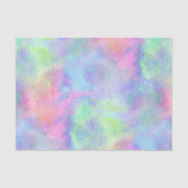 opal watercolor splash : Tissue Paper (Front)