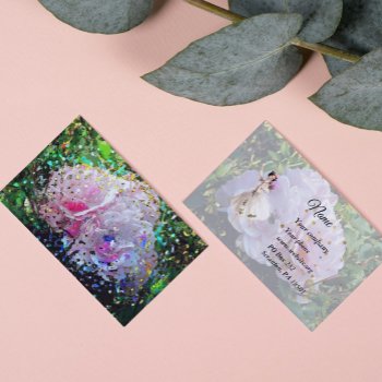 Opalescence Fairy Business Card by FairyWoods at Zazzle