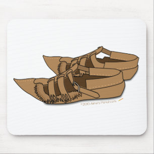 Opanke Balkan Folk Dancing  Shoes Mouse Pad