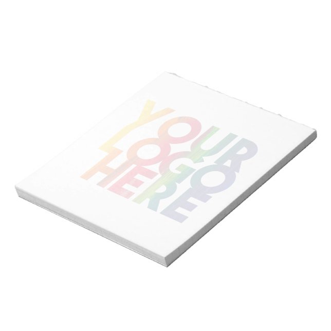 Opaque Simple Business Logo  Poster Notepad (Rotated)