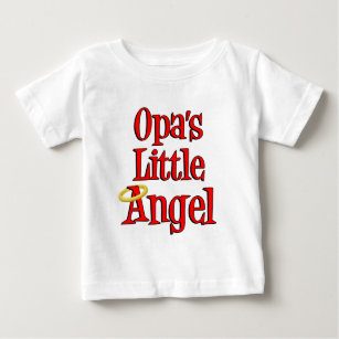 Opa's Little Angel Baby T-Shirt
