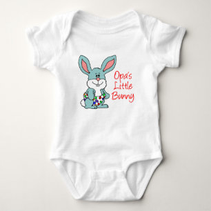 Opa's Little Bunny Baby Bodysuit