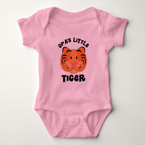 Opas Little Tiger Cute Gift Baby Bodysuit
