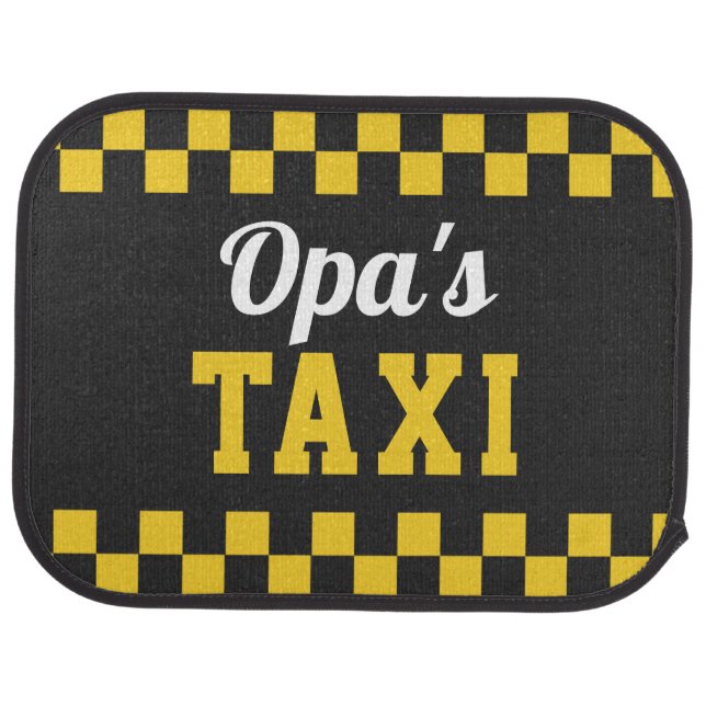 Opa's Taxi | Funny Grandfather Car Floor Mat (Rear)