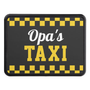 Opa's Taxi Funny Grandpa Nickname Hitch Cover