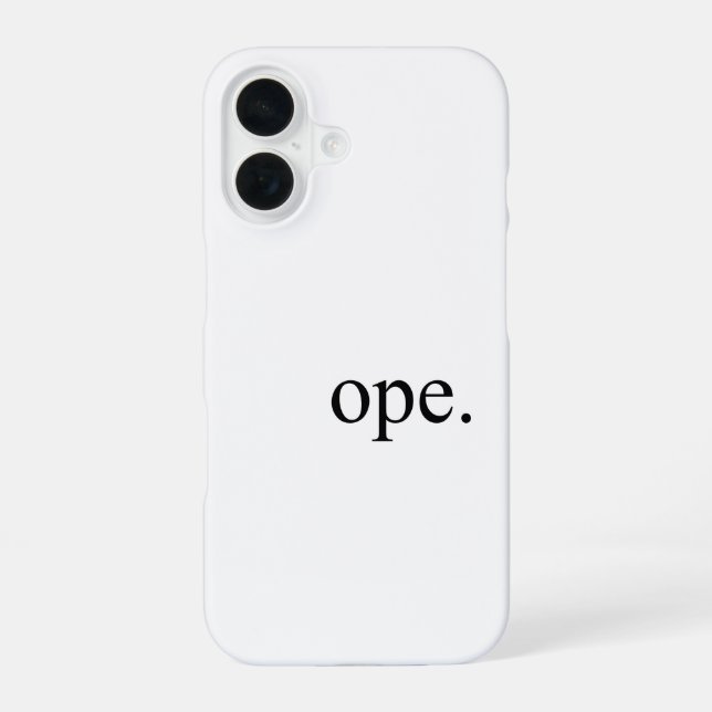 Ope Iphone Case (Back)