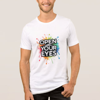 👁 OPEAN YOUR EYES – See Beyond the Ordinary Tri-Blend Shirt