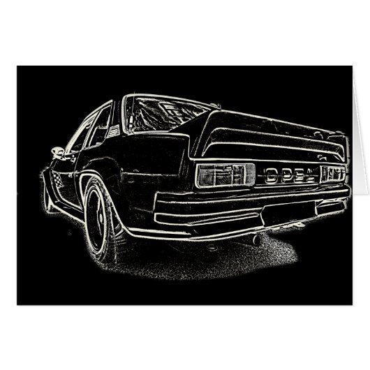 Opel Ascona i400 Cards (Front Horizontal)
