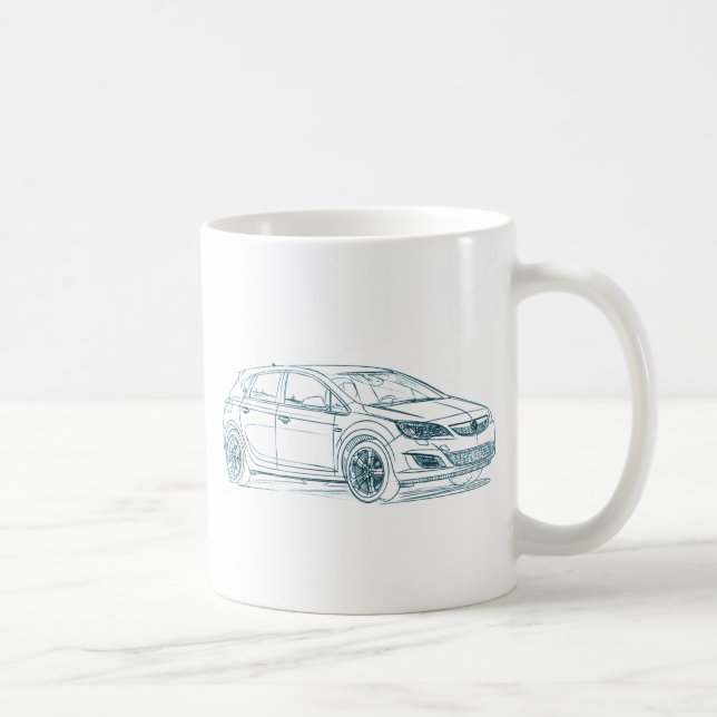 Opel Astra 2010 Coffee Mug (Right)