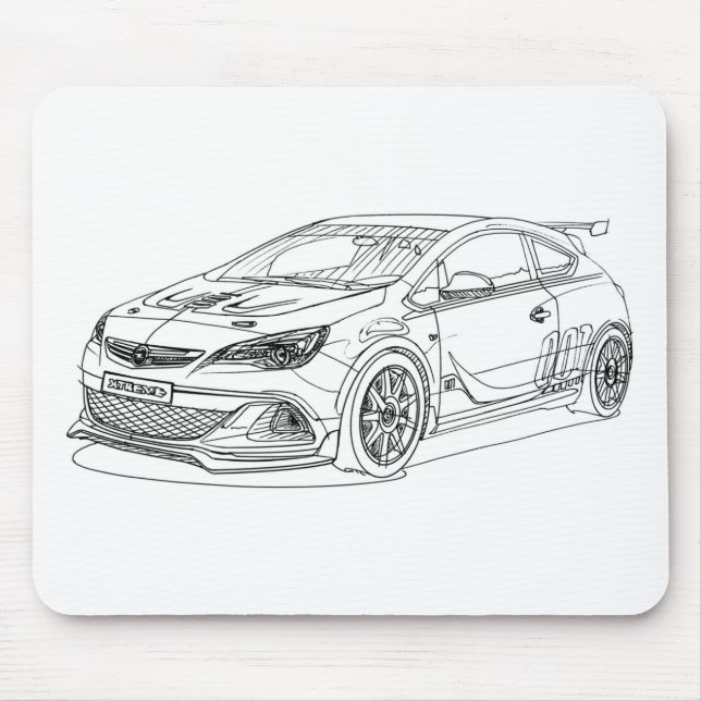Opel AstraOPC Extreme 2015 Mouse Pad (Front)
