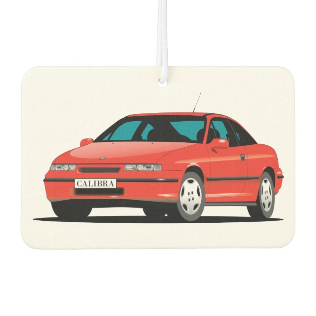 Opel Calibra 2 sided Air Freshener (Front)