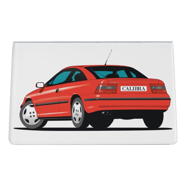 Opel Calibra Desk Business Card Holder (Back)