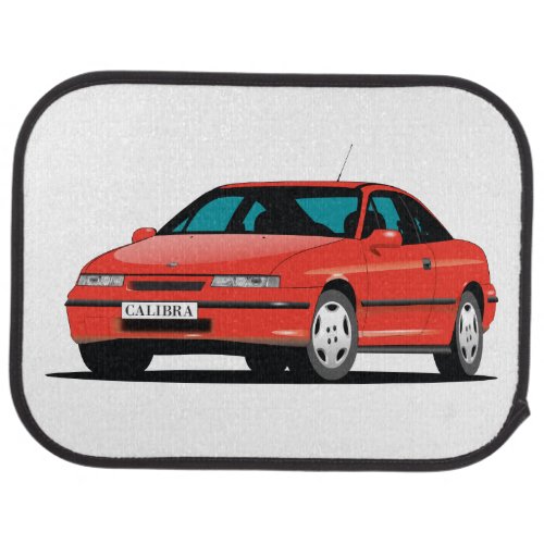 Opel Calibra red front Car Mat