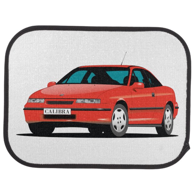 Opel Calibra red front Car Mat (Rear)
