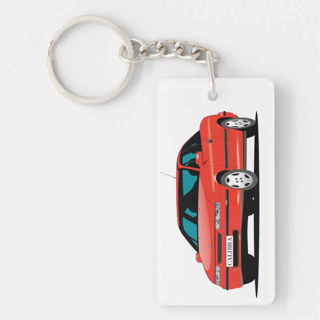 Opel Calibra red Keychain (Front)