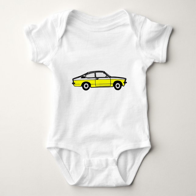 Opel Kadett C Coupe 1974 Baby Bodysuit (Front)