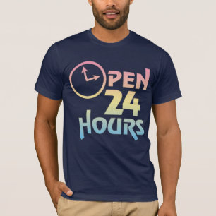 Open 24 Hours Maternity T-shirt