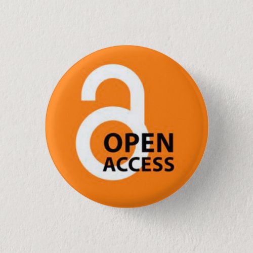 Open Access Badge Pinback Button