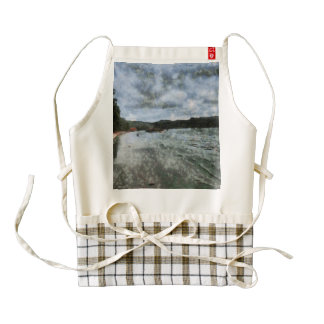 Open air cafe zazzle HEART apron
