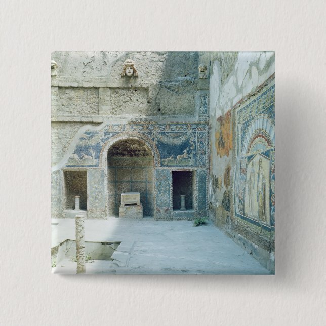 Open air triclinium of the House of Neptune Button (Front)