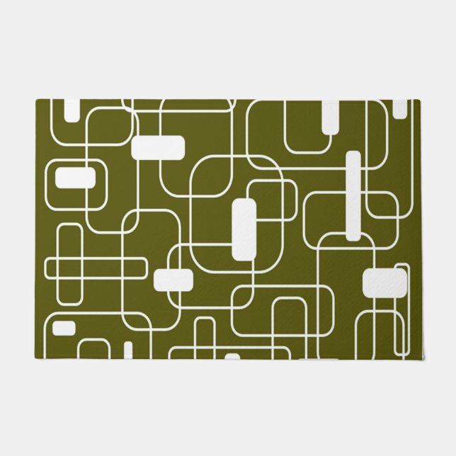 Open and Closed Rectangles – Camo  Doormat (Front)