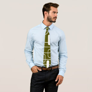 Open and Closed Rectangles – Camo Neck Tie