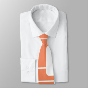 Open and Closed Rectangles Neck Tie
