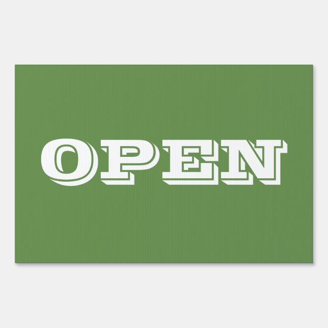 Open and Closed Sign for Anyone (Front)