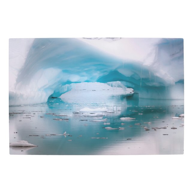 Open Arch Iceberg | Antarctica Metal Print (Front)