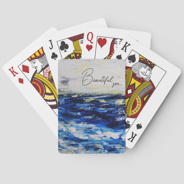 Open Bitter Beautiful see Poker Cards (Back)