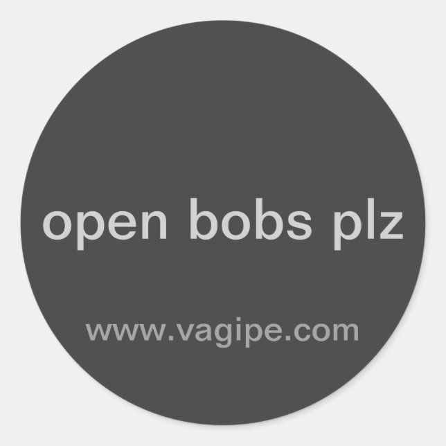 open bobs stickers (Front)