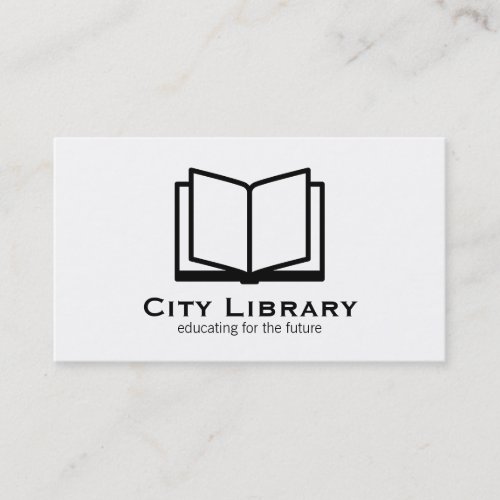 Open Book Business Card