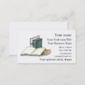 Open Book Design Business Card (Front/Back)