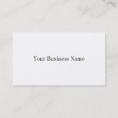 Open Book Design Business Card (Back)