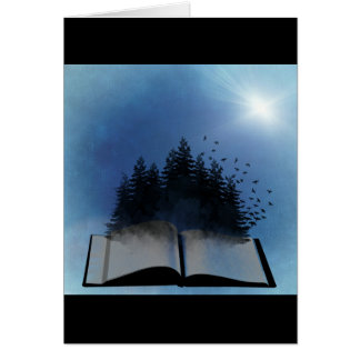 Open Book Forest Cards