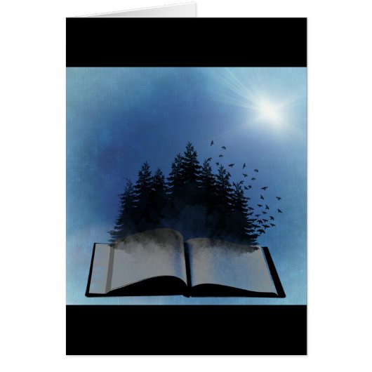Open Book Forest Cards (Front)